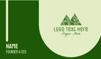 Green Forest Mountain Business Card