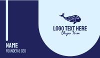 Blue Whale Business Card example 3