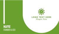 Organic Solar Energy Lettermark Business Card Design