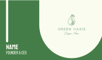 Green Pear Business Card Image Preview