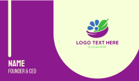 Nature Salad Bowl  Business Card