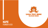 Orange Teddy Business Card