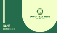 Organic Lettermark Business Card Design