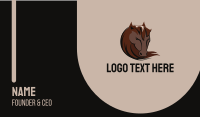 Wild Horse Head Business Card Design