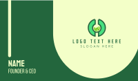 Green Laboratory Letter O Business Card Design