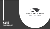Negative Space Business Card example 4