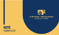 Vintage Film Camera  Business Card Image Preview