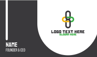 Chain Tech Number 8 Business Card Design