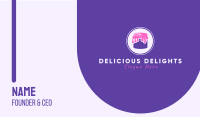 Yummy Cake Shop Business Card Image Preview