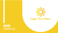 Shade Of Yellow Business Card example 3