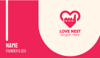 Pink Heart Industrial Factory Business Card Image Preview