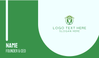 Green Yoga House Business Card Design