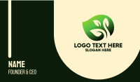 Eco Leaf Company  Business Card Design