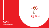 Chili Palm Tree Business Card