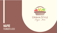 Healthy Fruit Basket Business Card