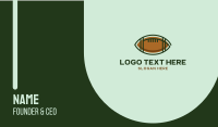 American Football Training Business Card