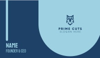 Wild Blue Fox  Business Card Image Preview