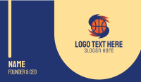 Basketball Hurricane  Business Card Design