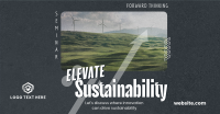 Elevating Sustainability Seminar Facebook Ad