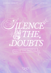 Y2K Quote Silence Doubts Flyer