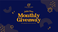 Monthly Giveaway Facebook Event Cover