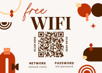 Boho Wifi Essence Postcard