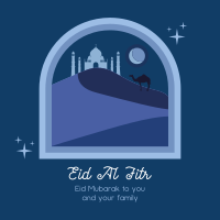 Eid Al Fitr Desert Instagram Post