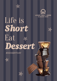 Dessert Life Quote Flyer