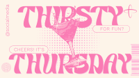 Thirsty Thursday Greeting Fun Animation