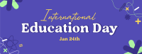 Celebrate Education Day Facebook Cover