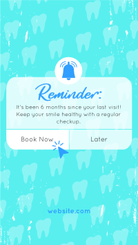 Dental Checkup Reminder Facebook Story