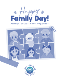 Adorable Day of Families Flyer