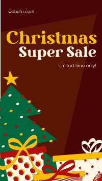 Christmas Super Sale Instagram Story