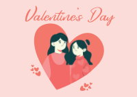 Valentine Couple Postcard