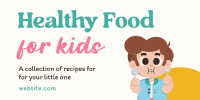 Healthy Recipes for Kids Twitter Post