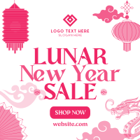 Lunar New Year Sale Instagram Post