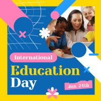 Happy Educacation Day  Instagram Post Image Preview