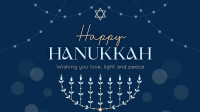 Festive Hanukkah Lights Animation