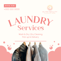 Dry Cleaning Service Instagram Post Image Preview