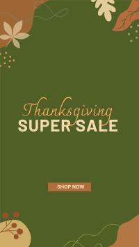 Thanksgiving Sale Instagram Story