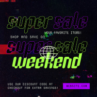 Super Sale Weekend Instagram Post Design