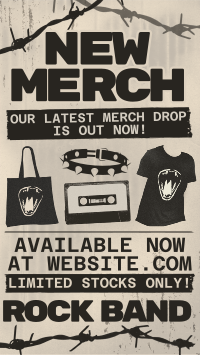 Punk Minimalist Rock Merch Video