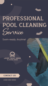 Professional Pool Cleaning Service TikTok Video