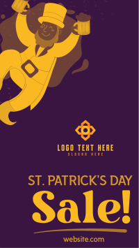 St. Patrick's Greeting Promo Sale Instagram Story