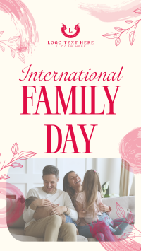 Floral Family Day Facebook Story