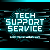 Tech Support Service Instagram Post Image Preview