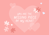 Missing Piece Postcard