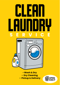 Clean Laundry Wash Flyer