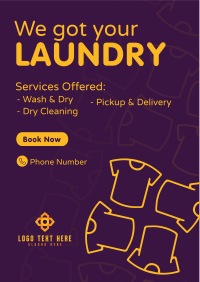 We Got Your Laundry Flyer