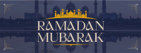 Mosque Silhouette Ramadan Facebook Cover